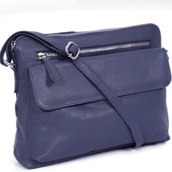 Genuine Leather Crossbody Bag for Women – Medium Size Leathure Purse, Stylish an - Picture 7 of 7